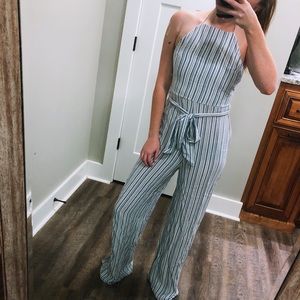 Striped Jumpsuit